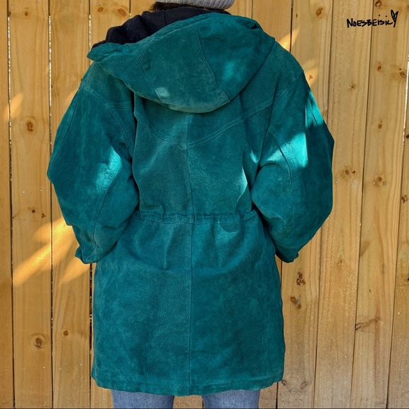 🚫SOLD•E✝️SY🚫 Vintage Maggie Lawrence Collection Leather Coat - Picture 7 of 10